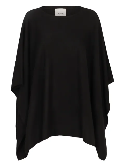 Vince ribbed cashmere poncho