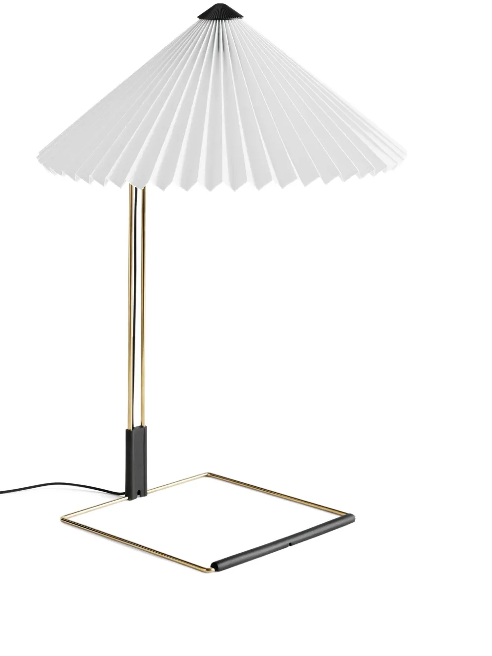HAY Matin pleated-shade table lamp (52 cm) - Wit