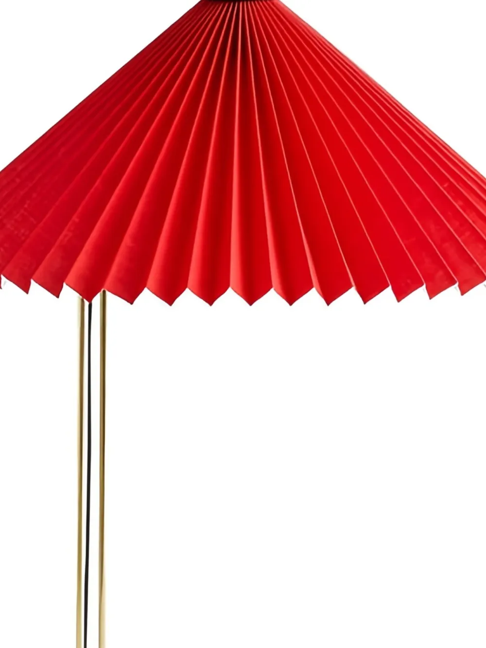 HAY Matin pleated shade table lamp - Rood