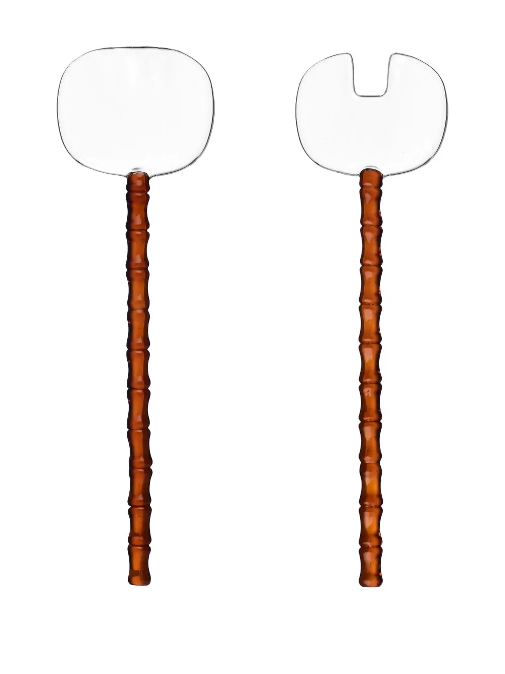Ichendorf Milano Borosilicate-glass Servers In Brown