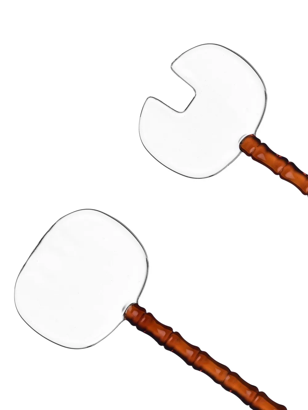 Ichendorf Milano Borosilicate-glass Servers In Brown