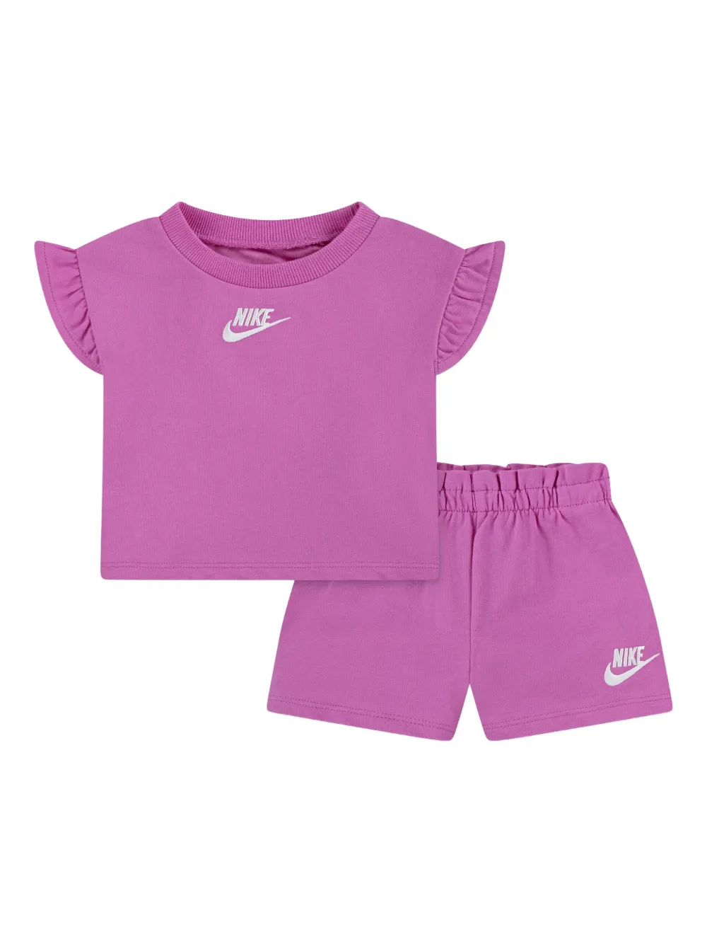 Nike Kids Shorts met geborduurd logo Roze