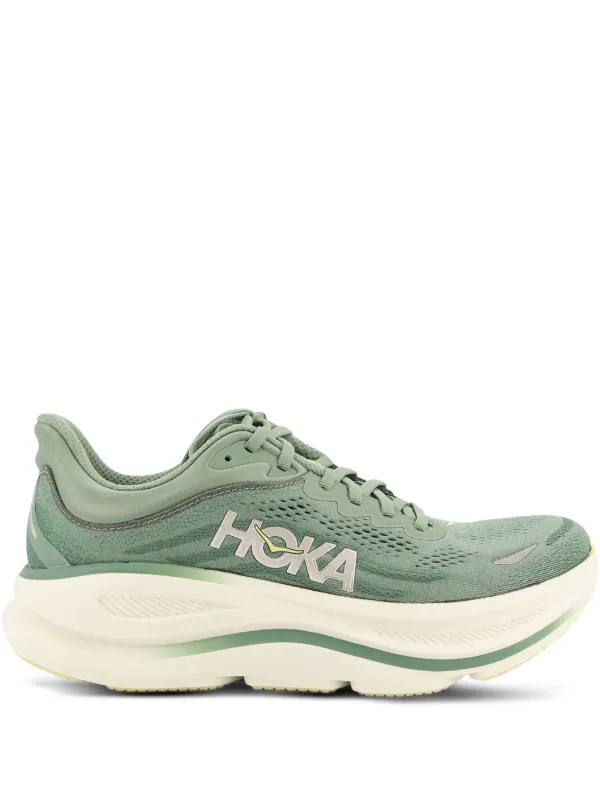 HOKA Bondi 9 スニーカー | グリーン | FARFETCH JP