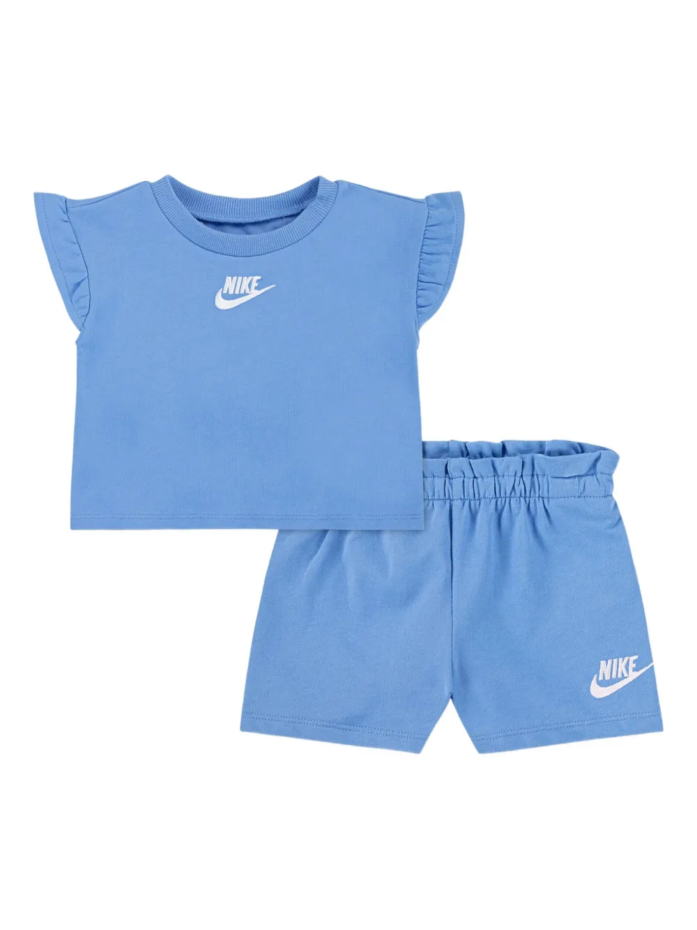 Nike Kids Set met geborduurd logo Blauw