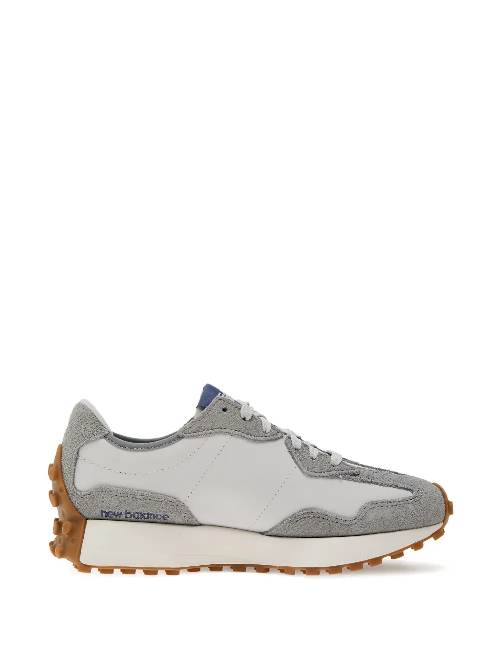 New Balance 327 suede leather trainers Grey