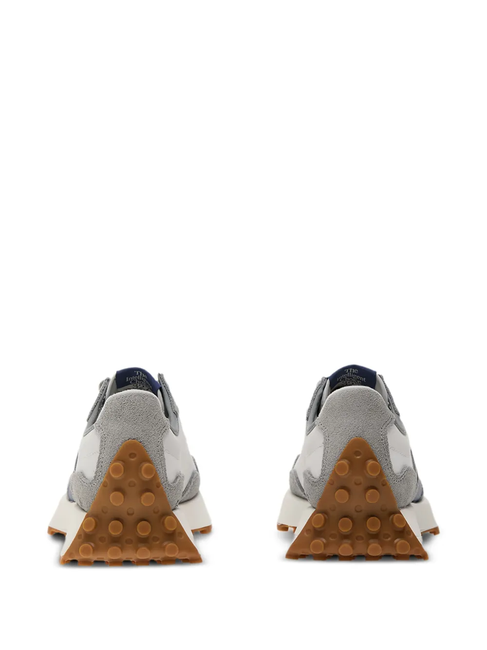 New Balance 327 suede leather trainers Grey