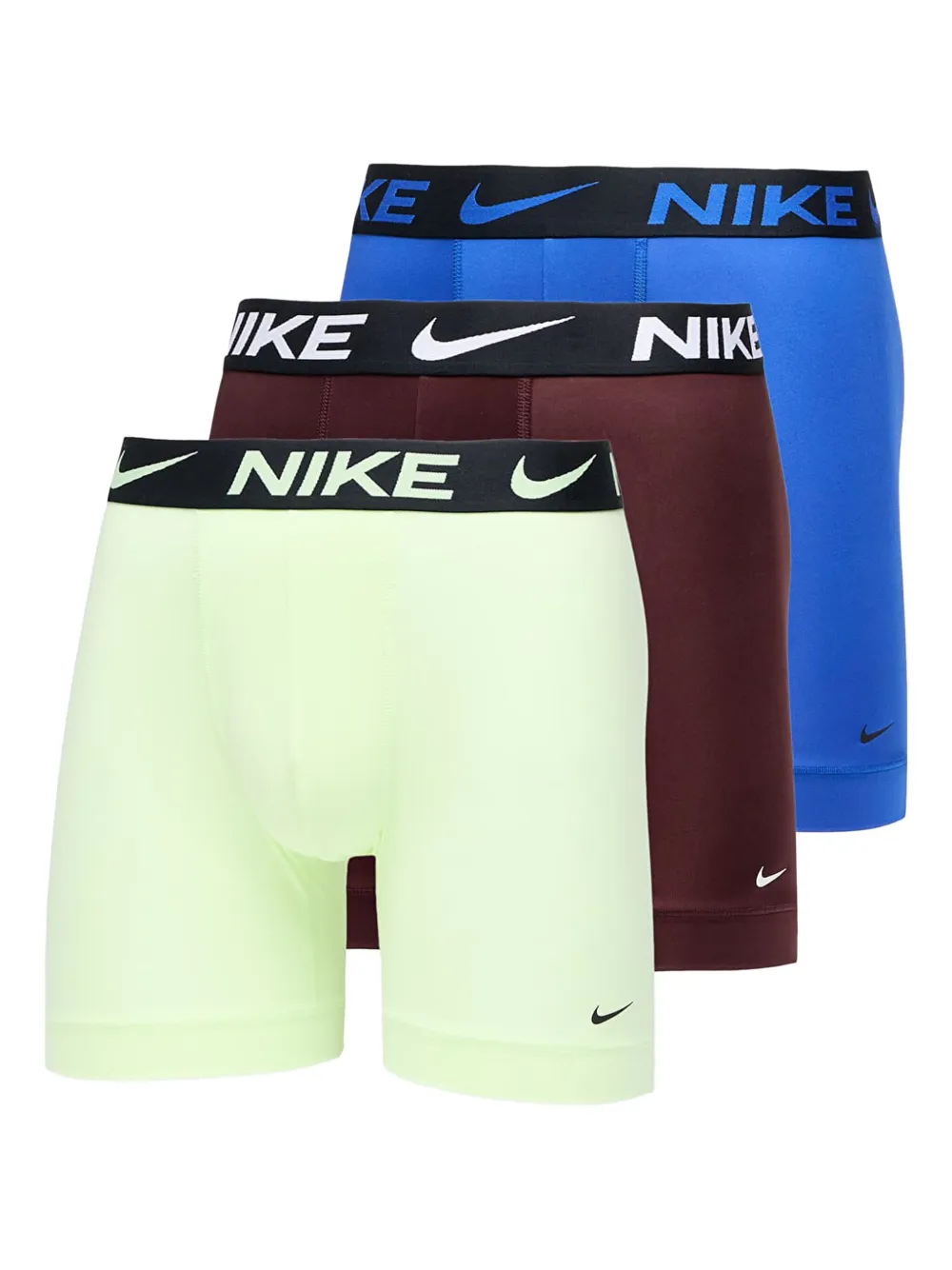 Nike Dri-fit Boxer Briefs (pack Of Three) In Blue