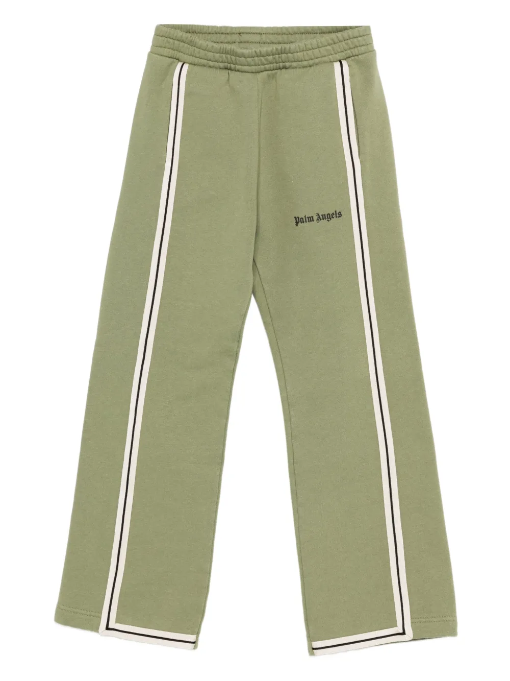 Palm Angels Kids cotton track pants Groen