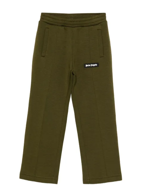 Palm Angels Kids logo-patch track pants