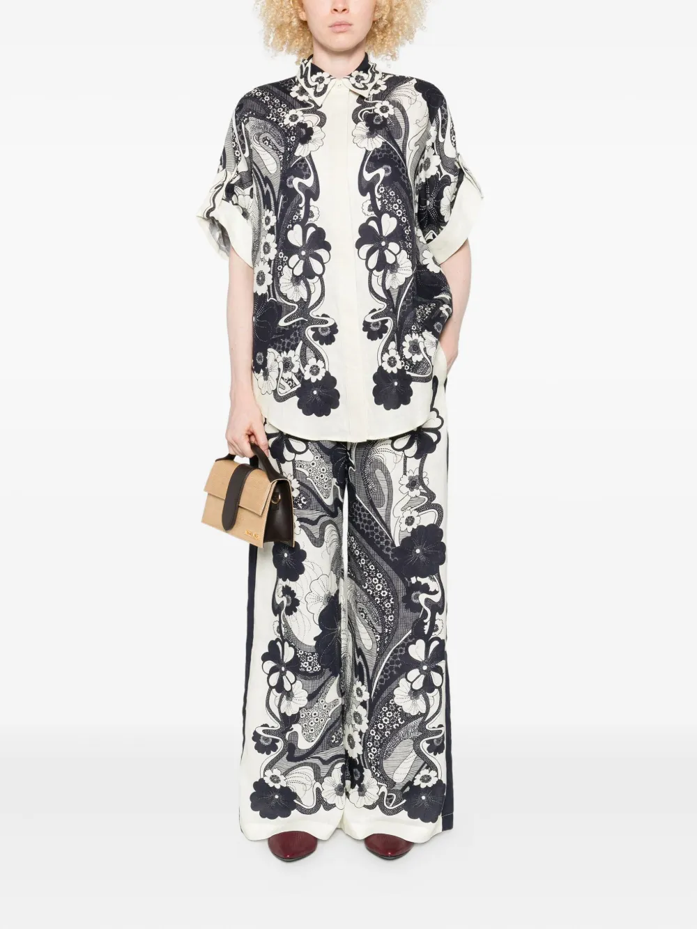 ALEMAIS floral-print short-sleeve shirt | Shirts | Image 2