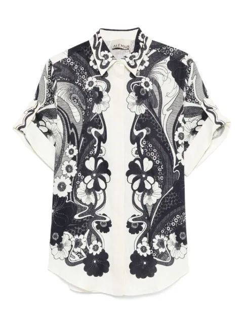 ALEMAIS floral-print short-sleeve shirt