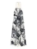ALEMAIS floral-print halter-neck maxi dress - Neutrals