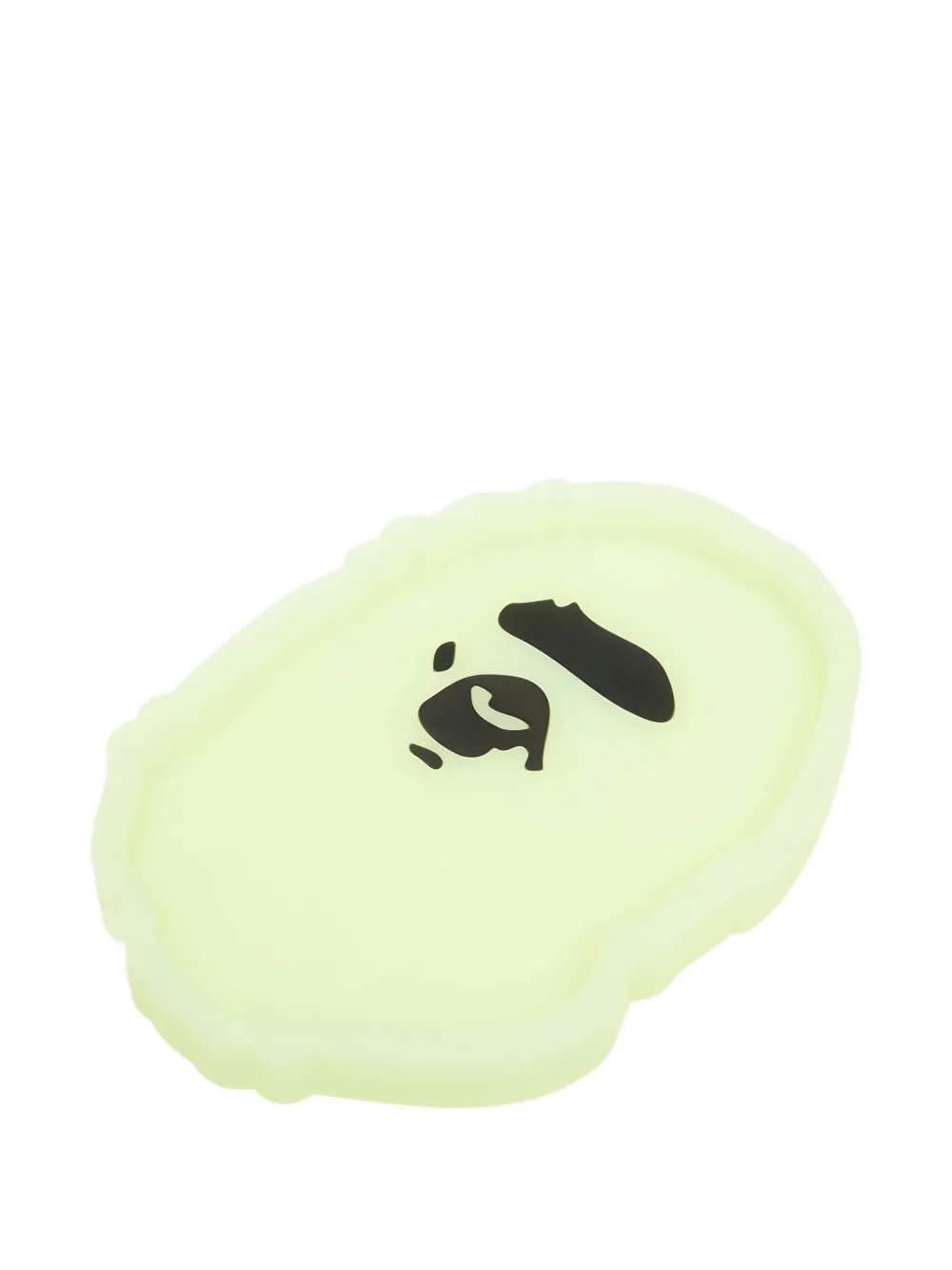 A BATHING APE® Ape Head glow-in-the-dark tray (18.5cm 13cm) | Green | Image 1