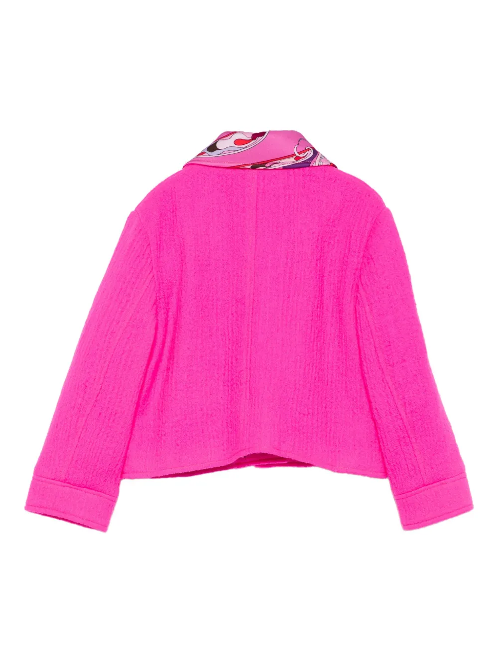 PUCCI Junior contrast-collar jacket | Girls Bomber Jackets | Image 2
