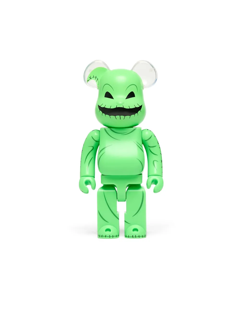 Medicom Toy X Nightmare Before Christmas Oogie Boogie Be@rbrick 400% Figurine In Green