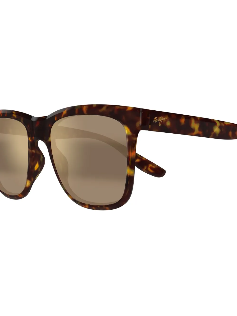 Maui Jim Pehu tortoiseshell square-frame sunglasses Bruin