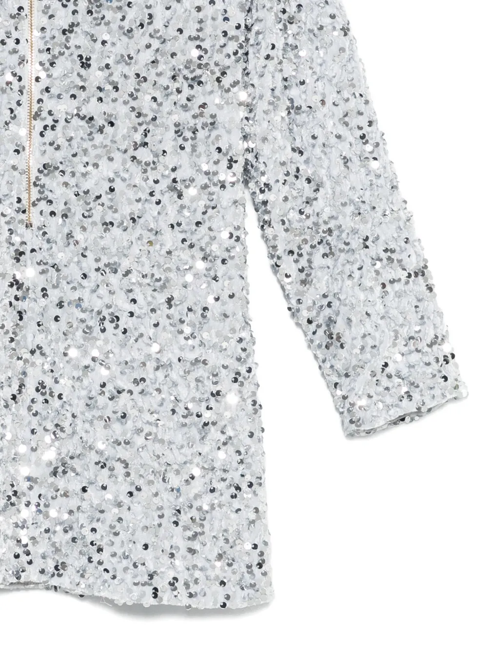 Elisabetta Franchi Kids sequinned dress Zilver