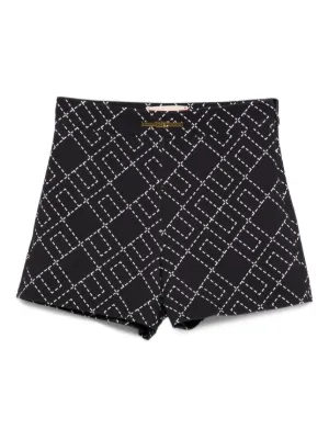 Elisabetta Franchi Kids ロゴディテール ショートパンツ | ピンク