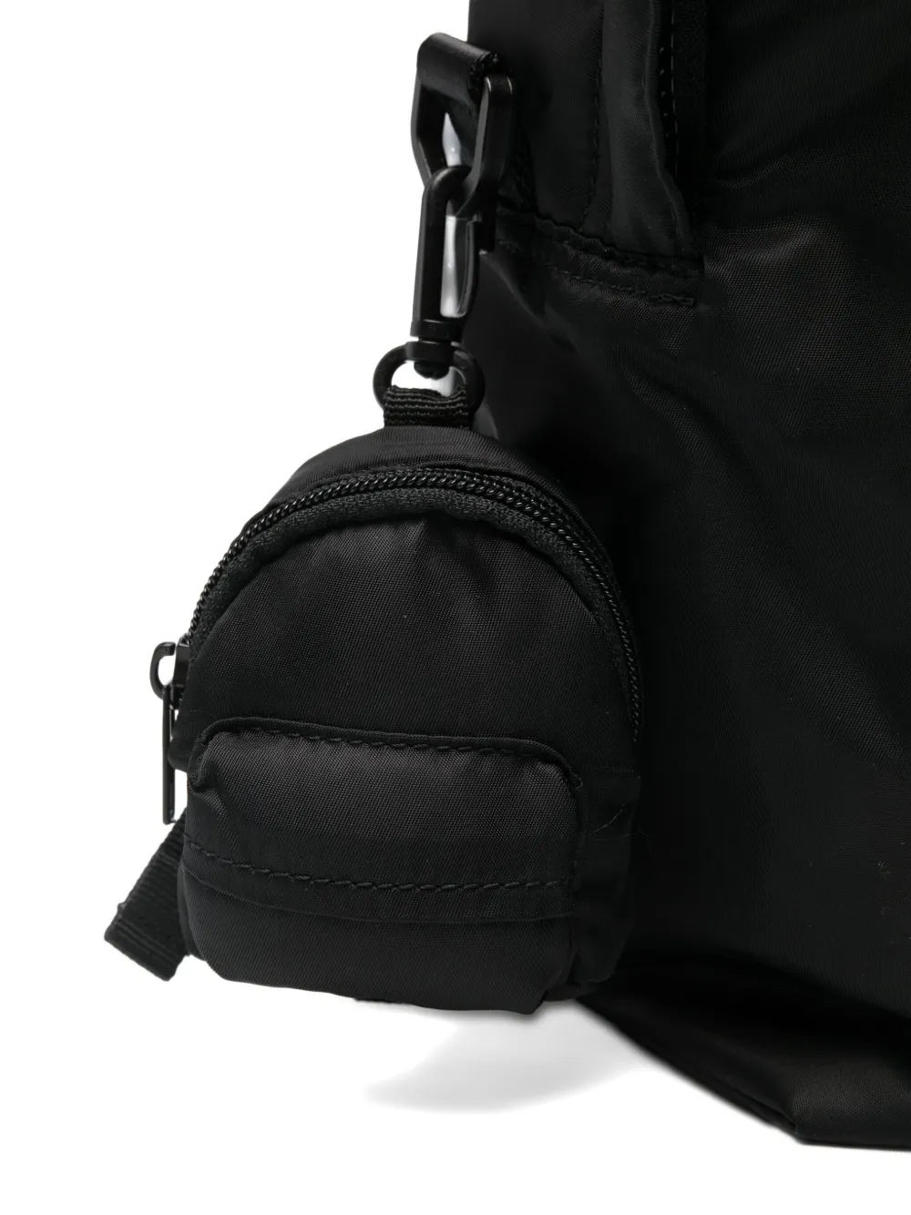 Juun.J zip-fastening mini-pouch backpack Zwart