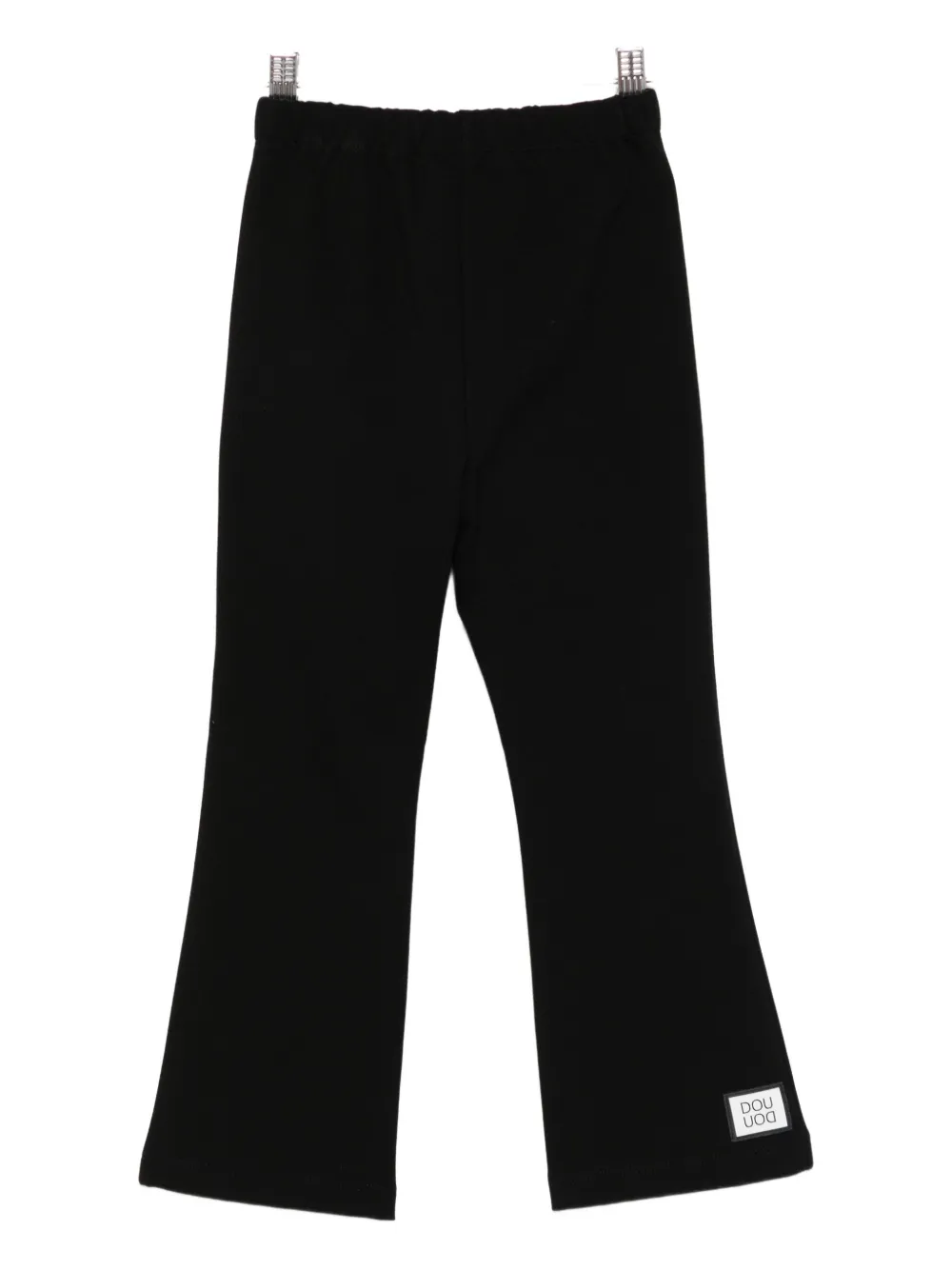 Douuod Kids flared trousers Zwart