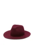 Forte Forte pearl-embellished hat - Red