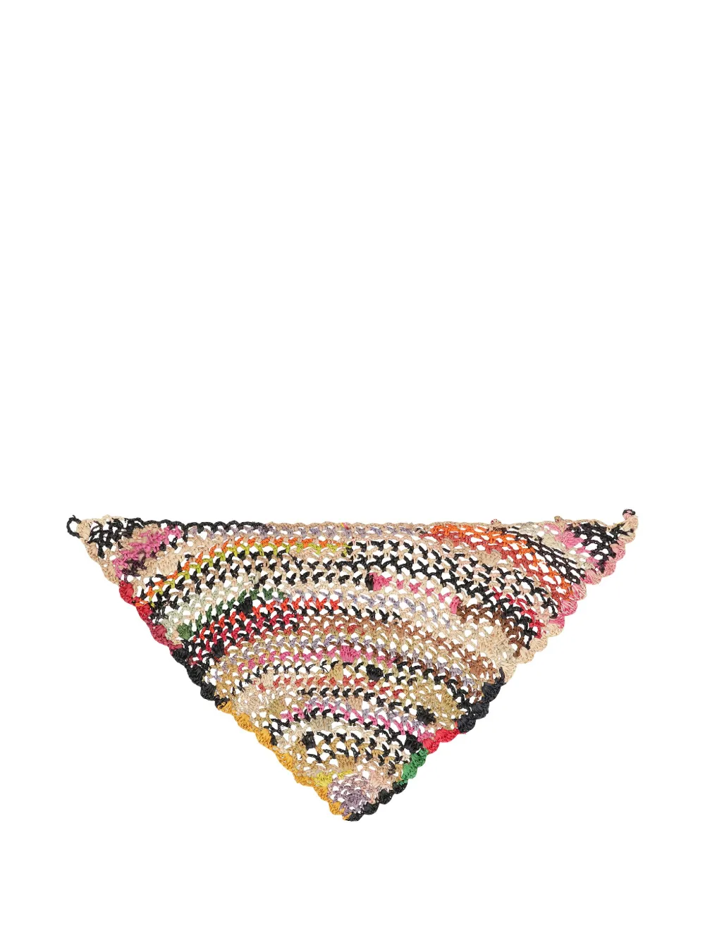MADE FOR A WOMAN multicolor raffia bandana | Neutrals | Image 1