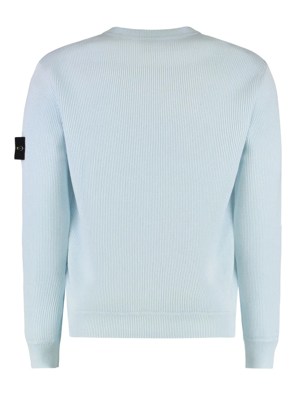 Stone Island ribbed cotton sweater Blauw