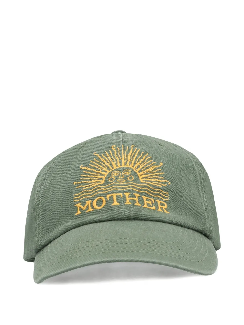 MOTHER sun-logo baseball cap Groen