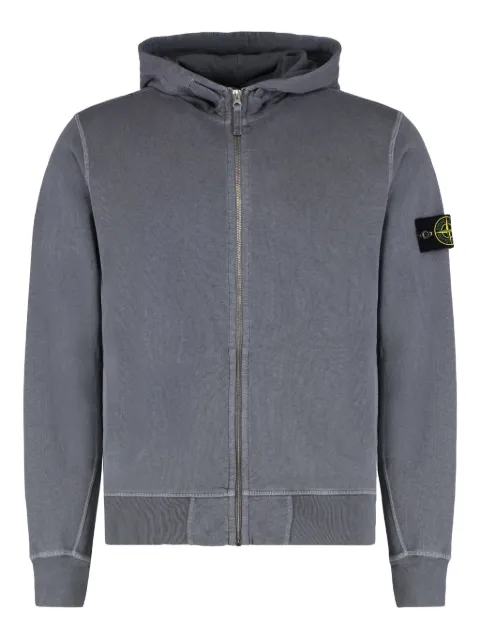 Stone Island zip-front hoodie