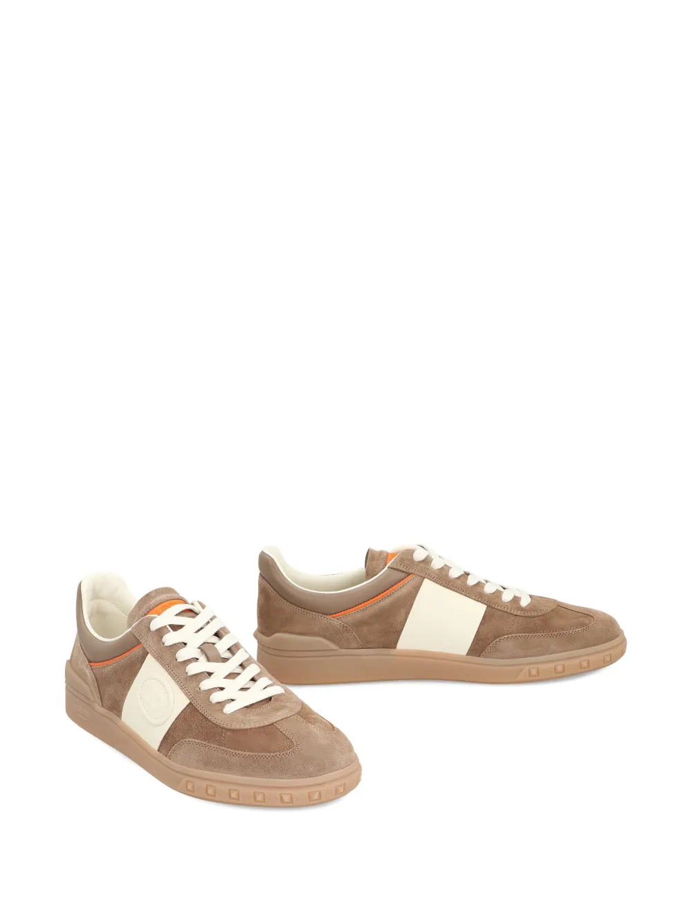 Valentino Garavani Upvillage suede low-top sneakers Brown