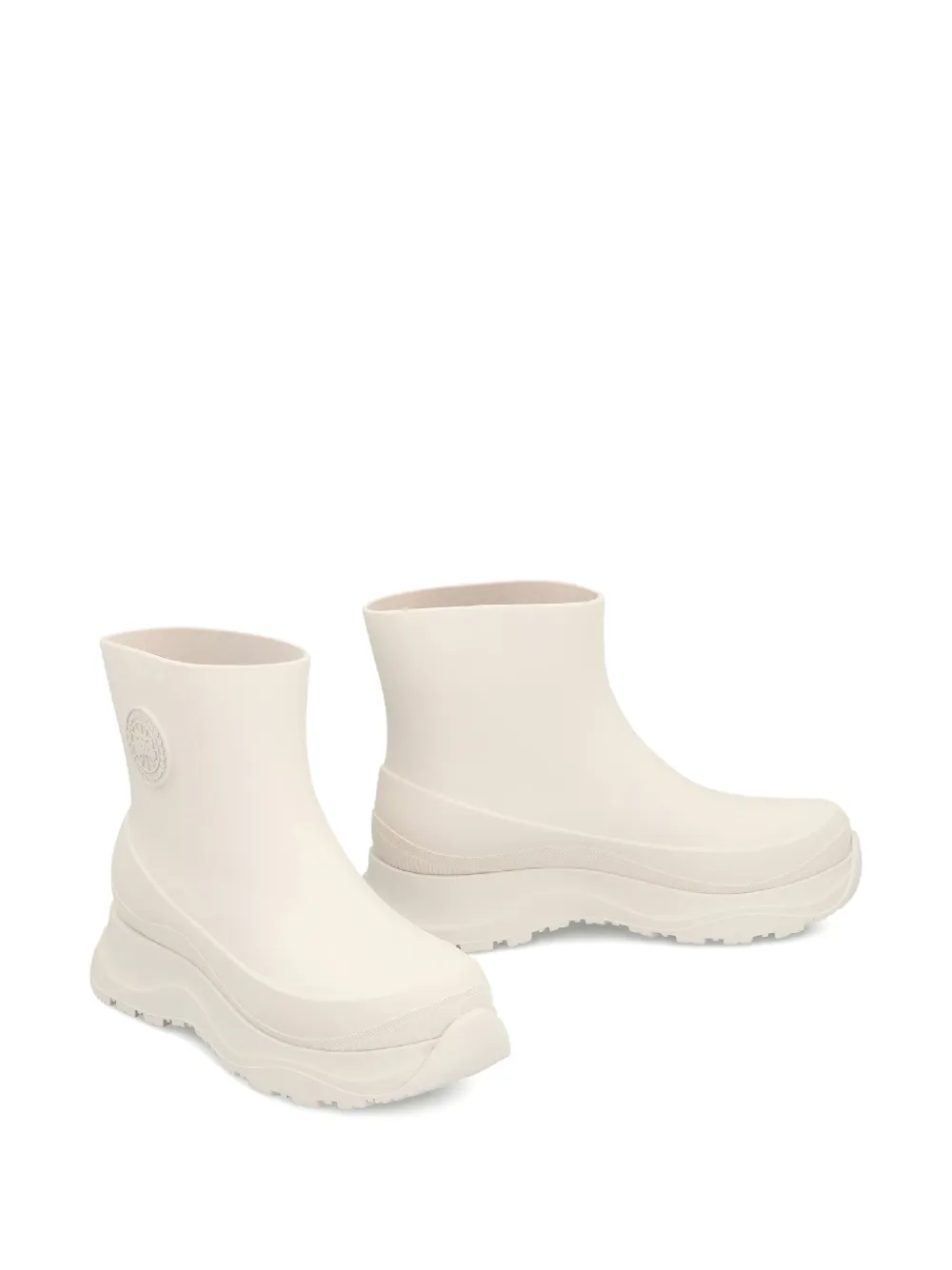 Canada Goose Vancouver logo-patch platform rain boots White