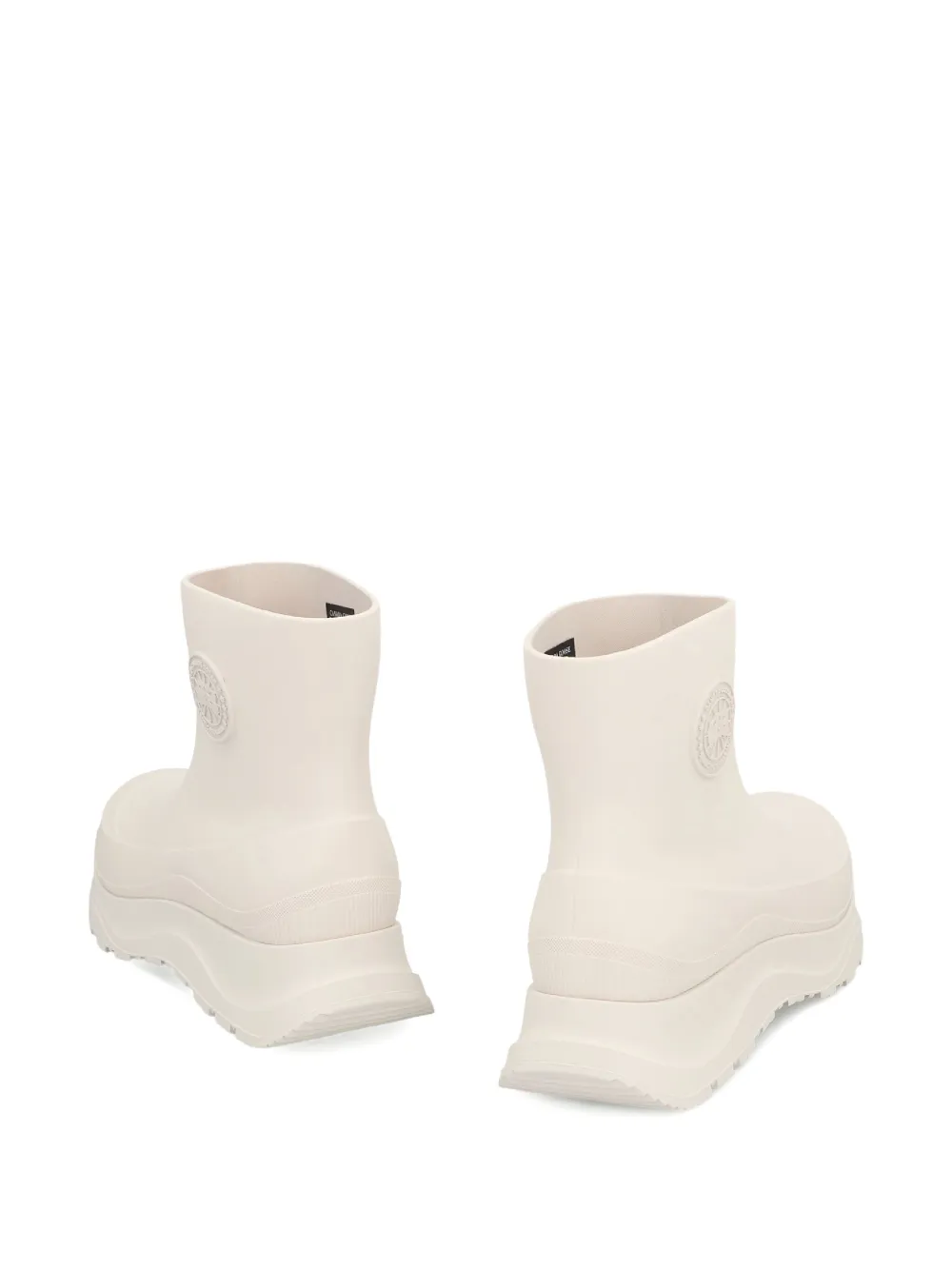 Canada Goose Vancouver logo-patch platform rain boots White