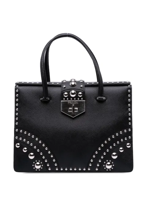 Prada Pre-Owned 2010-2025 Studded Saffiano handbag
