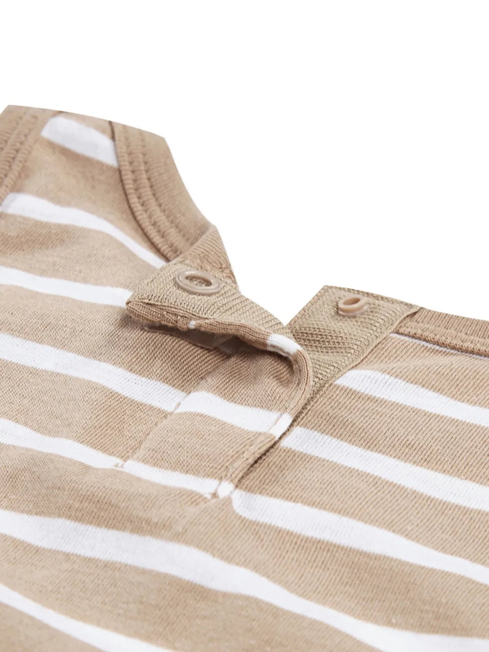 Nike Kids Gestreepte romper set Beige