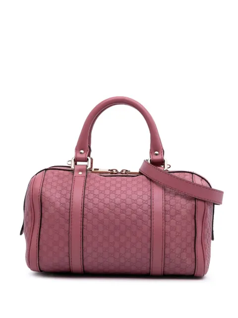 Gucci Pre-Owned شنطة 'ميكروكوسيسيما جوي بوسطن باغ' صغيرة بحمالة كتف 2016-2025