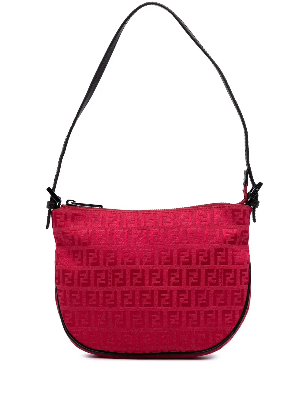 Fendi Pre-Owned 2000-2010 Zucchino Canvas shoulder bag | Red | Image 1