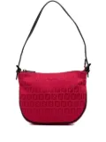 Fendi Pre-Owned 2000-2010 Zucchino Canvas shoulder bag - Red