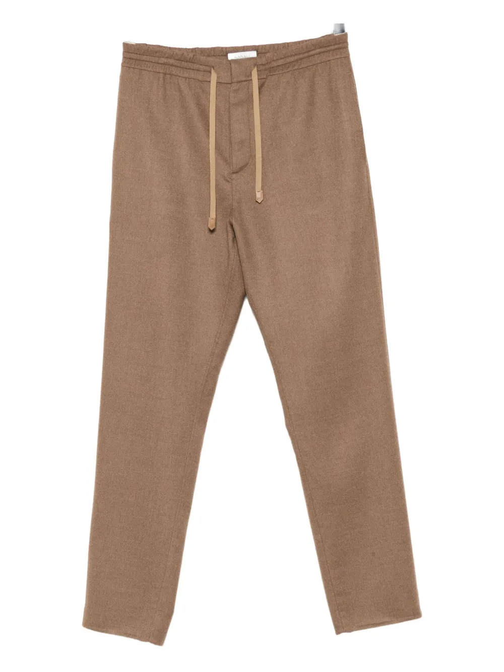 Canali Drawstring Trousers In Brown