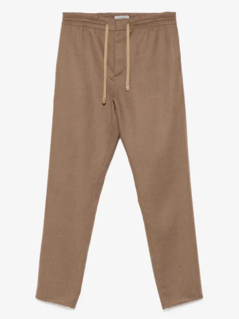 Canali drawstring trousers