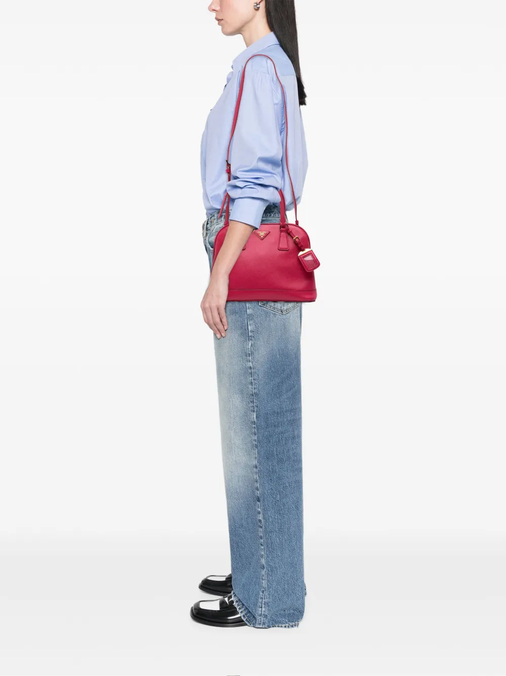 Prada Pre-Owned 2013-2025 Medium Saffiano Lux Open Promenade satchel | Pre-Owned | Image 2