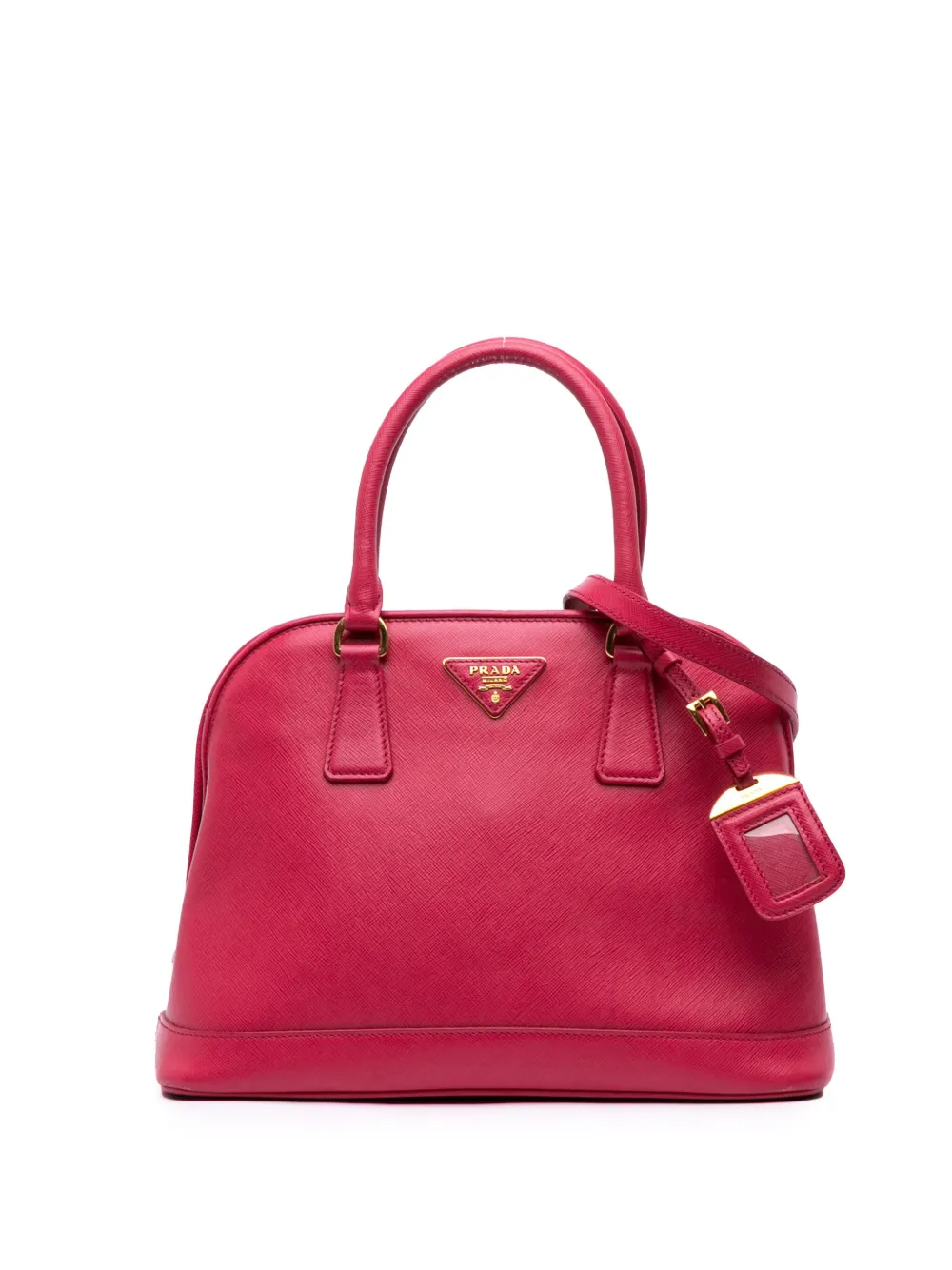 Prada Pre-Owned 2013-2025 Medium Saffiano Lux Open Promenade satchel - Prada Pre-Owned 2013-2025 Medium Saffiano Lux Open Promenade satchel -