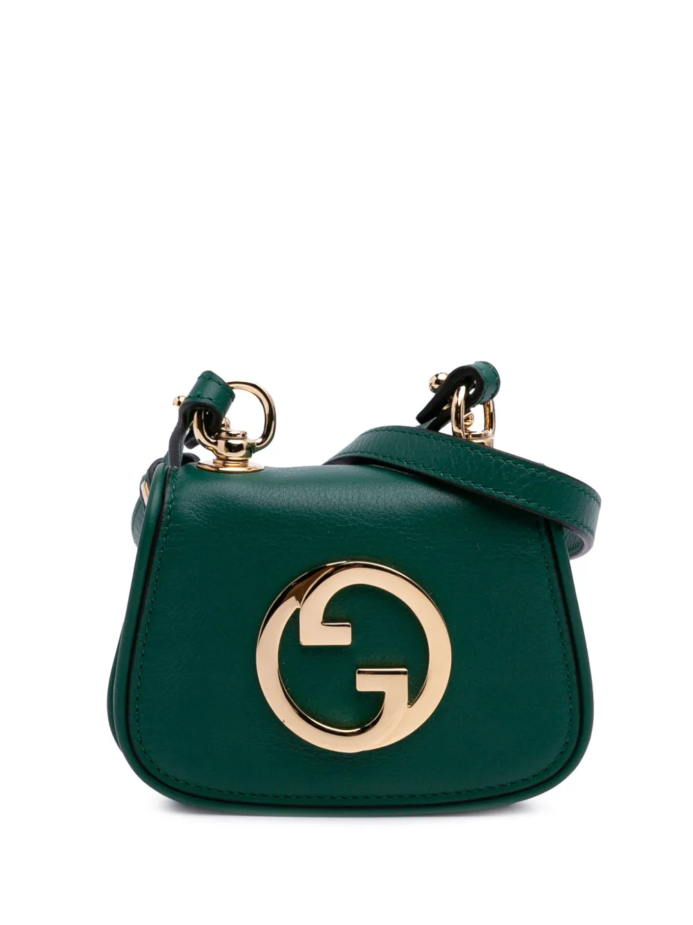 Gucci Pre-Owned 2016-2025 テクスチャードカーフ ブロンディ カードケースオンストラップ ショルダーバッグ - Gucci Pre-Owned 2016-2025 テクスチャードカーフ ブロンディ カードケースオンストラップ ショルダーバッグ -