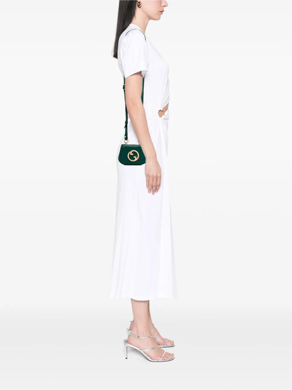 Gucci Pre-Owned 2016-2025 Textured Calfskin Blondie Card Case on Strap crossbody bag | Pre-Owned | Image 2