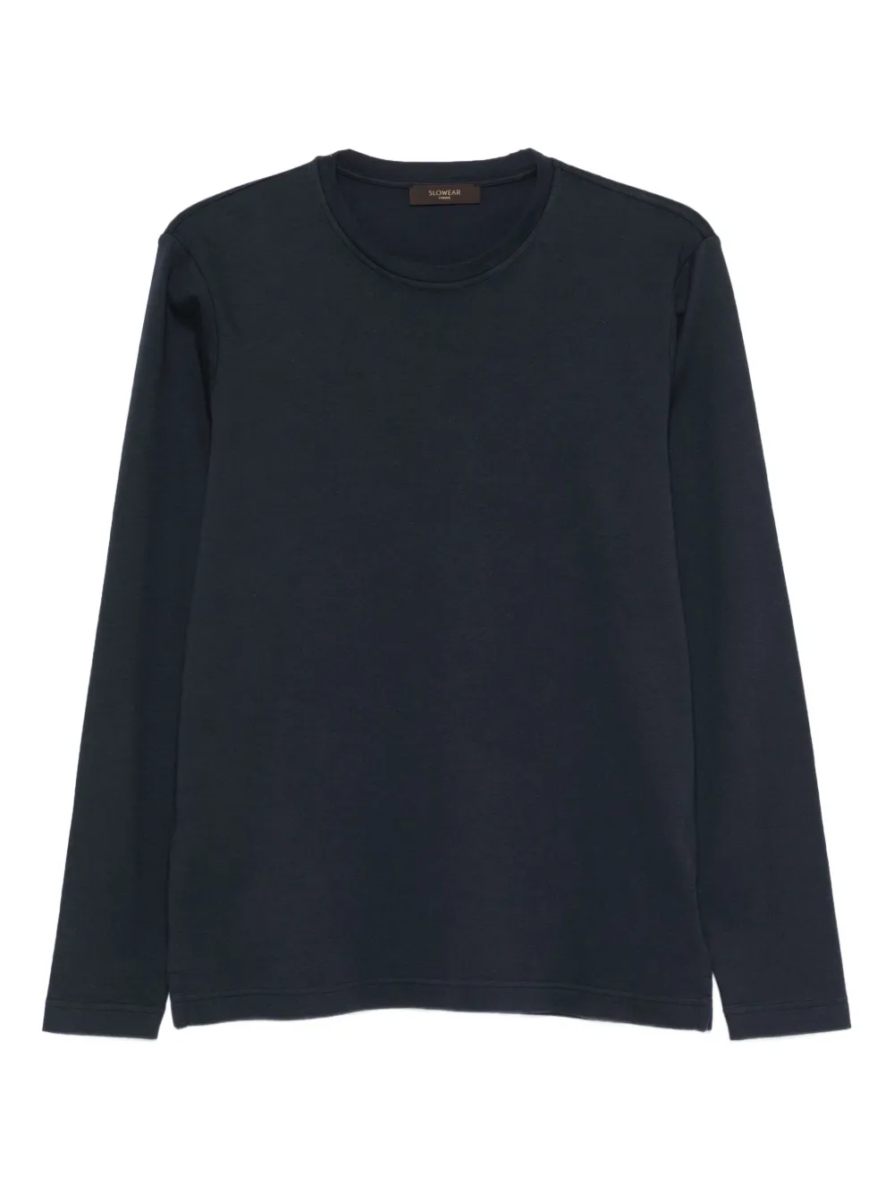 Zanone long-sleeved crew-neck T-shirt | Blue | Image 1