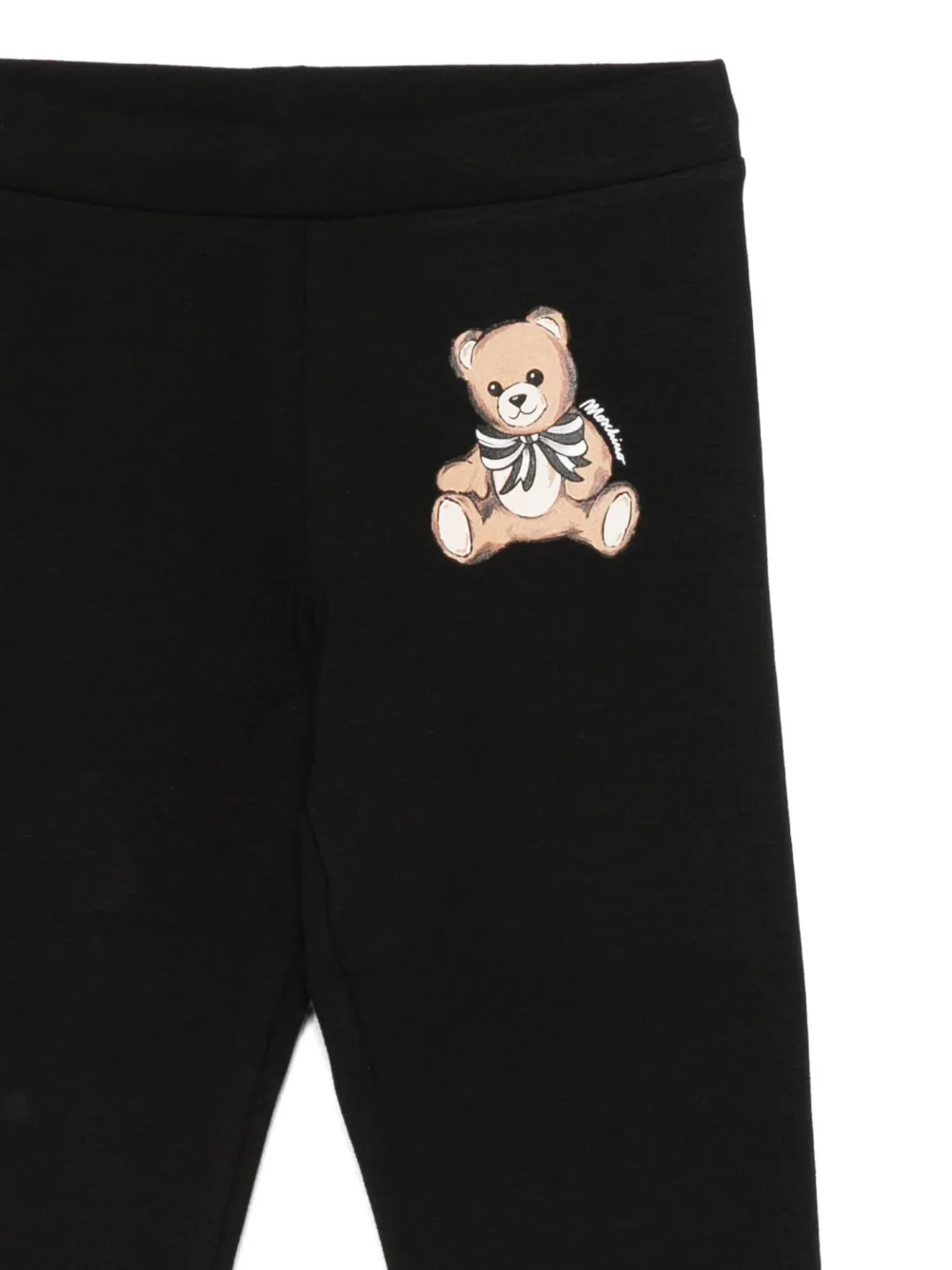 Moschino Kids teddy-print drawstring tracksuit Zwart