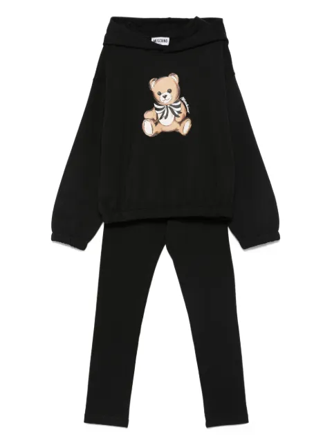 Moschino Kids teddy-print drawstring tracksuit