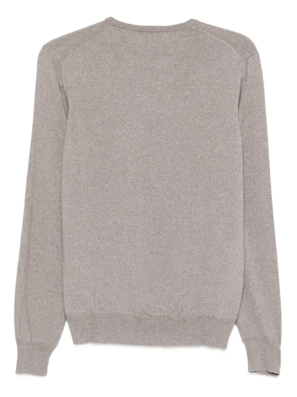Barba Wollen trui met ronde hals - Beige