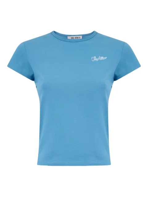 The Attico logo-embroidered T-shirt
