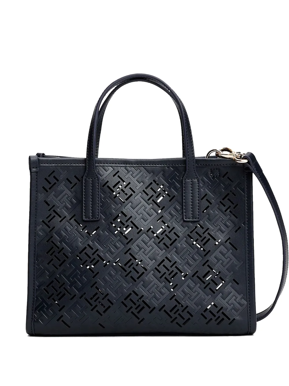 City TH monogram cut-out tote bag