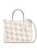 Tommy Hilfiger City TH cut-out pattern tote bag - Neutrals